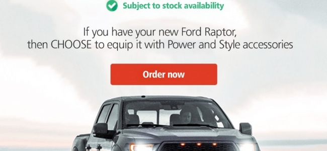 De ce este recomandat să-ți accesorizezi noul Ford Raptor?